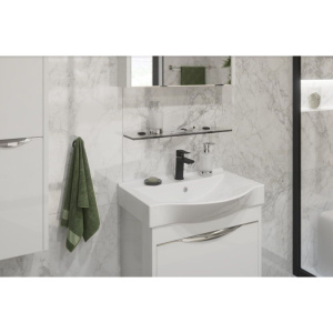 Купить Полка STWORKI Glass Shelf 60 полкодержатели черные в Москве с доставкой Полка STWORKI Glass Shelf 60 полкодержатели черные