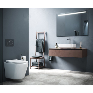 Унитаз подвесной Ceramicanova Highlight Rimless CN1804 с микролифтом, безободковый