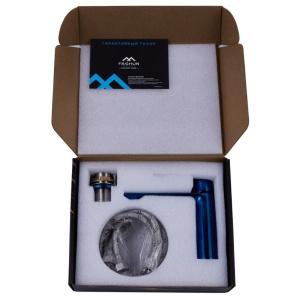 Смеситель для раковины Fashun A1083-33 голубой сапфир