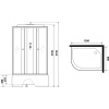 Купить Душевая кабина Niagara Eco E120/80/40R/MT 120х80 см в Москве с доставкой Душевая кабина Niagara Eco E120/80/40R/MT 120х80 см