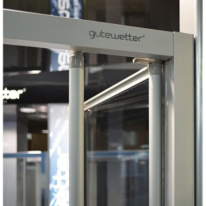 Душевой уголок GuteWetter Practic Rectan GK-404 правая 110x90 см стекло бесцветное, профиль матовый хром