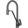 Смеситель для кухни AM.PM Like F8007825 с гибким изливом, серый