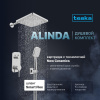 Душевой комплект Teska Alinda AS2201 С ВНУТРЕННЕЙ ЧАСТЬЮ, хром