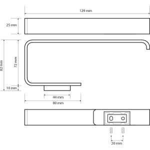 Держатель туалетной бумаги Bemeta Solo 139112022