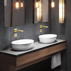 Купить Смеситель для раковины Timo Selene 2073/17SM С ВНУТРЕННЕЙ ЧАСТЬЮ, золото матовое в Москве с доставкой Смеситель для раковины Timo Selene 2073/17SM С ВНУТРЕННЕЙ ЧАСТЬЮ, золото матовое