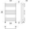Полотенцесушитель водяной Terminus Арт П13 500х800