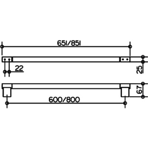 Полотенцедержатель Keuco Plan 14901370800 черный