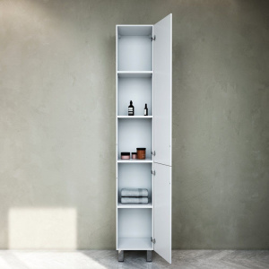 Шкаф-пенал AM.PM Gem R белый глянец, напольный