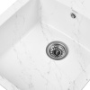 Мойка кухонная Wisent WB29-10 мрамор бело-серый