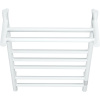 Полотенцесушитель электрический Bauedge Stil Shelf R 50х80, с полкой, белый полуматовый