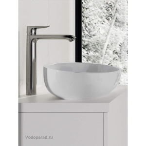 Раковина накладная Sanita Luxe Ringo Cut 54 WB.CT/Ringo/54-N.Cut/WHT.G/S1 белая