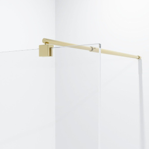 Душевая перегородка Niagara Nova NG-641-90 GOLD 90x195 профиль золото, стекло прозрачное