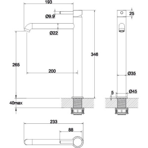 Смеситель для раковины WHITECROSS Y Y1213GL золото