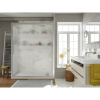 Душевой уголок STWORKI Эстерсунд 160x80 см профиль хром матовый, стекло матовое