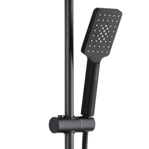 Душевая стойка BOND Cube B03-9488 с термостатом, черная