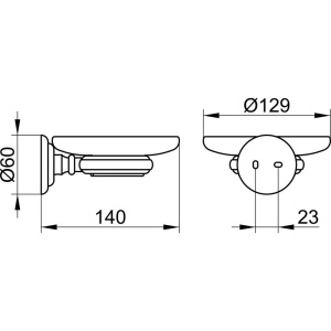 Мыльница Keuco Astor 02155