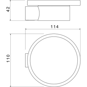 Мыльница Акватек Лира AQ4403CR хром