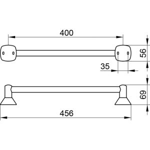 Купить Полотенцедержатель Keuco City.2 02701 40 см в Москве с доставкой Полотенцедержатель Keuco City.2 02701 40 см