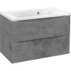 Тумба с раковиной Vincea Mia 80 бетон