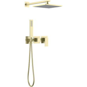 Душевой комплект Timo Selene SX-2169/17SM С ВНУТРЕННЕЙ ЧАСТЬЮ, золото матовое