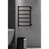 Полотенцесушитель водяной Indigo Arc LASW70-30BR-б/п-50 боковое подключение, черный муар