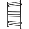 Полотенцесушитель водяной Domoterm Калипсо П10 50x80, черный матовый