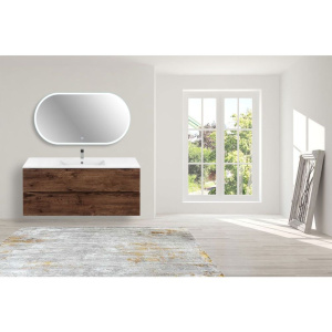 Тумба с раковиной Vincea Mia 120 темный дуб