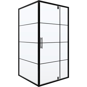 Душевой уголок Niagara Nova NG-0280-08 BLACK 80x80, квадратный, черный