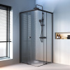 Душевой уголок AM.PM X-Joy W94G-403-9090-BТ 90х90 см, профиль черный матовый
