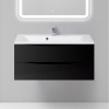 Мебель для ванной BelBagno Marino 100 nero lucido