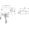 Смеситель для раковины IDDIS Calipso CALSB00i01