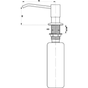 Купить Дозатор для кухонной мойки Zorg ZR-28 бронза в Москве с доставкой Дозатор для кухонной мойки Zorg ZR-28 бронза