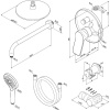 Душевой комплект AM.PM X-Joy FB85A1RH22 С ВНУТРЕННЕЙ ЧАСТЬЮ, для душа, чёрный