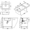 Мойка кухонная Alveus Atrox Granital 30 arctic