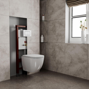 Унитаз подвесной Bauedge Bau Dream Hurricane-2 безободковый, с микролифтом, белый