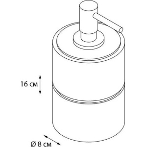 Дозатор Fixsen Nero FX-240-1