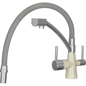 Смеситель для кухни Wisent W4855-19-9 бежевый, серый