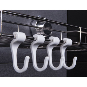 Крючок Ridder 12110300 навесной белый h=48мм