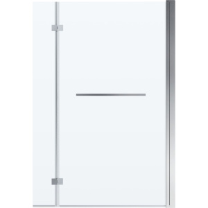 Шторка на ванну Grossman GR-108 80x140, профиль хром