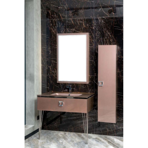 Шкаф-пенал Armadi Art Lucido подвесной, лиловый