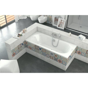 Акриловая ванна Excellent Oceana Slim WAEX.OCE17WHS 170x75 см, с каркасом