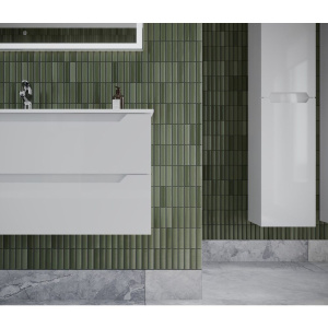 Тумба с раковиной Sancos Norma 2.0 80 см белый глянец