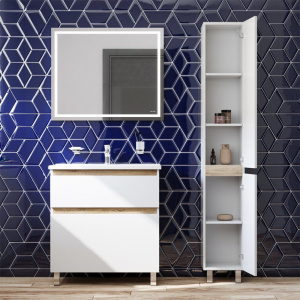 Тумба с раковиной AM.PM X-Joy 80, напольная, белый глянец