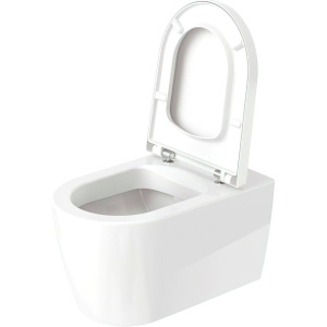 Купить Унитаз подвесной Duravit ME by Starck 25280900001 с микролифтом в Москве с доставкой Унитаз подвесной Duravit ME by Starck 25280900001 с микролифтом