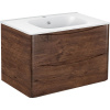 Тумба с раковиной Vincea Paola 80 темный дуб