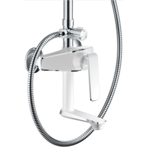 Душевая стойка Haiba HB548-8 белая