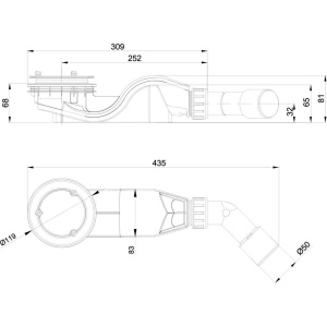 Купить Сифон для поддона Bette BetteSolid B598-901 в Москве с доставкой Сифон для поддона Bette BetteSolid B598-901
