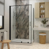 Душевой уголок Ceruttispa Premiata B 120-8 100x100, профиль черный