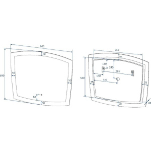 Купить Зеркало Art&Max Roma 80 в Москве с доставкой Зеркало Art&Max Roma 80