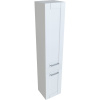 Шкаф-пенал Sanvit Турин (К), белый, с бельевой корзиной